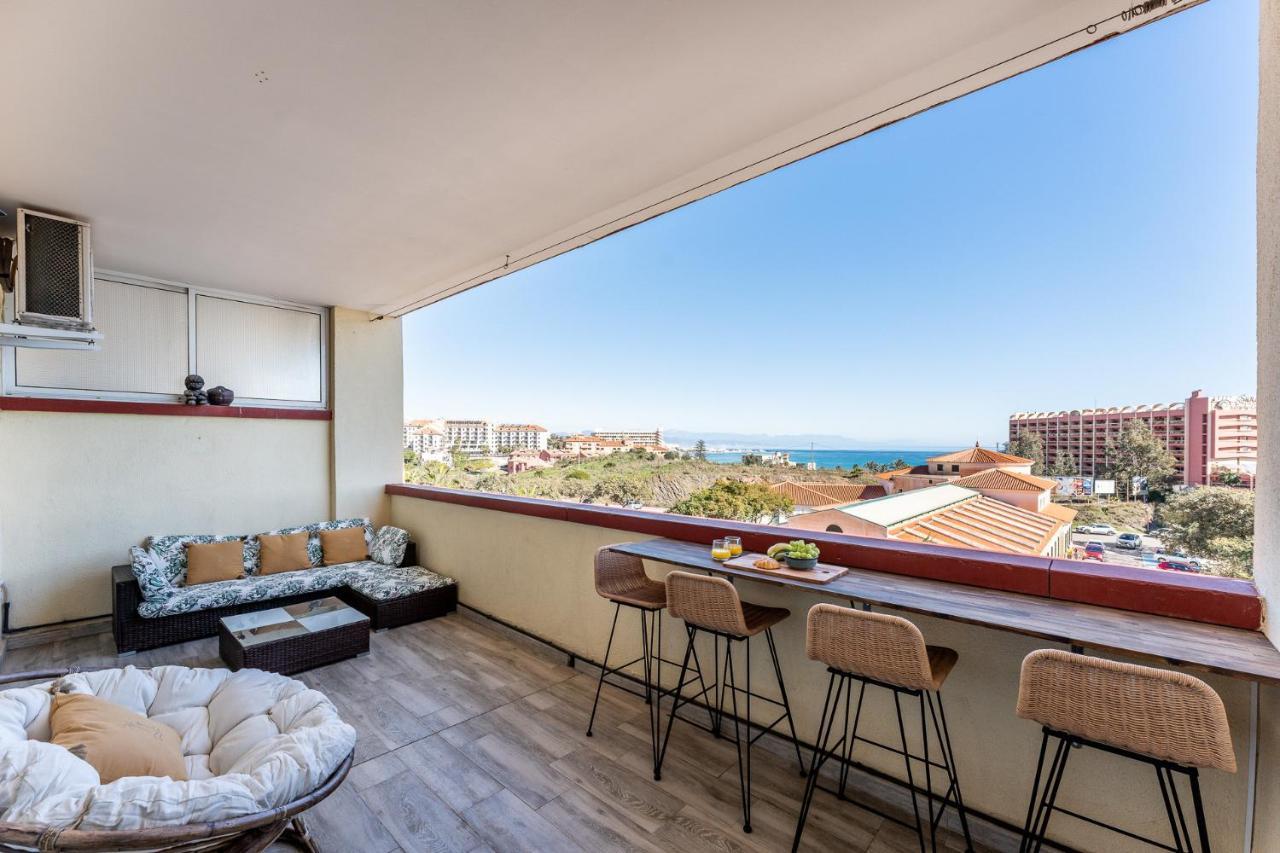 Benalmadena Beachfront Retreat Big Balcony And City Sea Views Daire Dış mekan fotoğraf